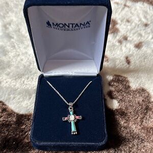 Montana Silversmiths Vibrant Cross Necklace